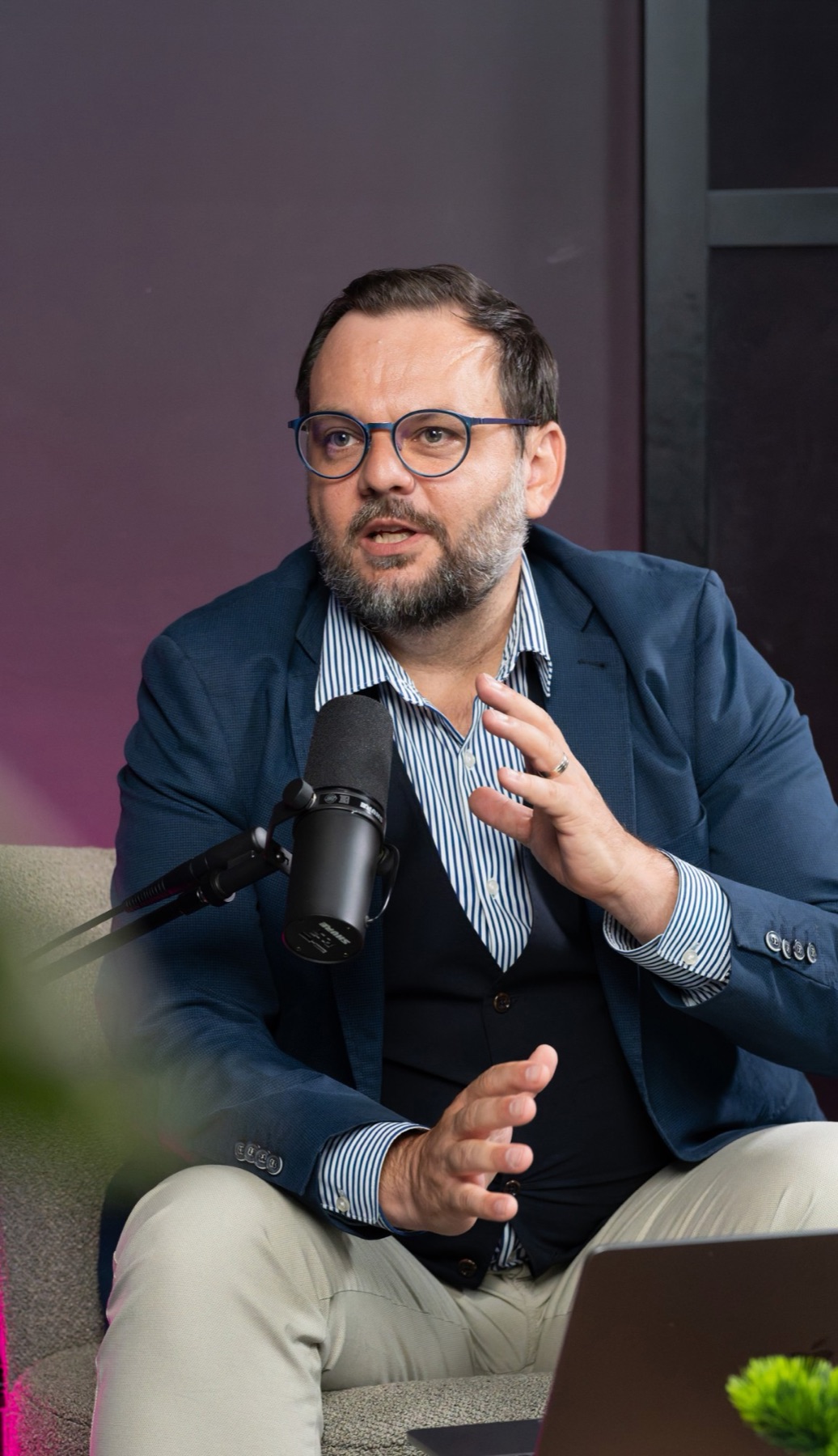 Podcast v štúdiu Lounge studio