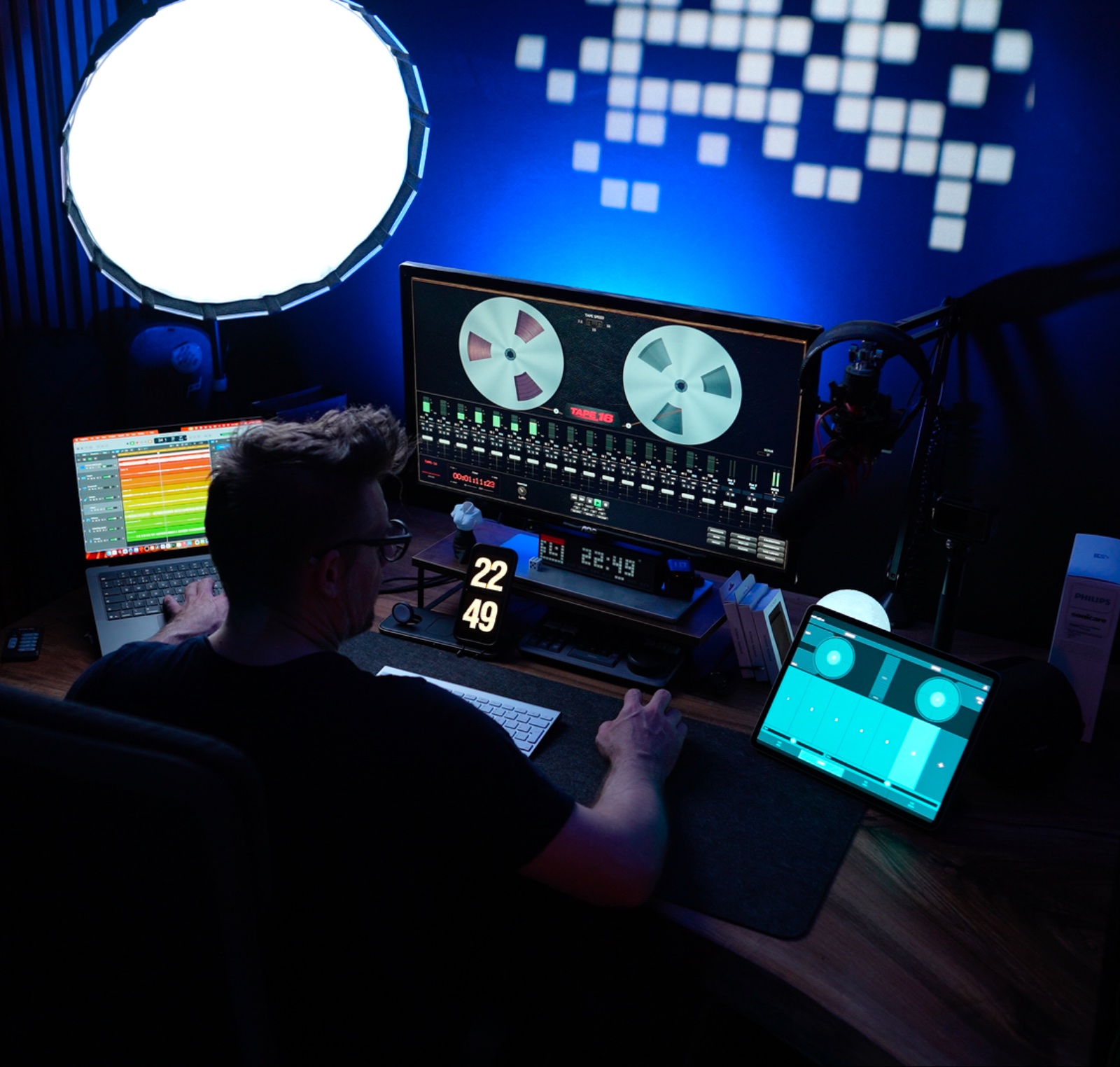 Fotka zo štúdia — réžia / setup